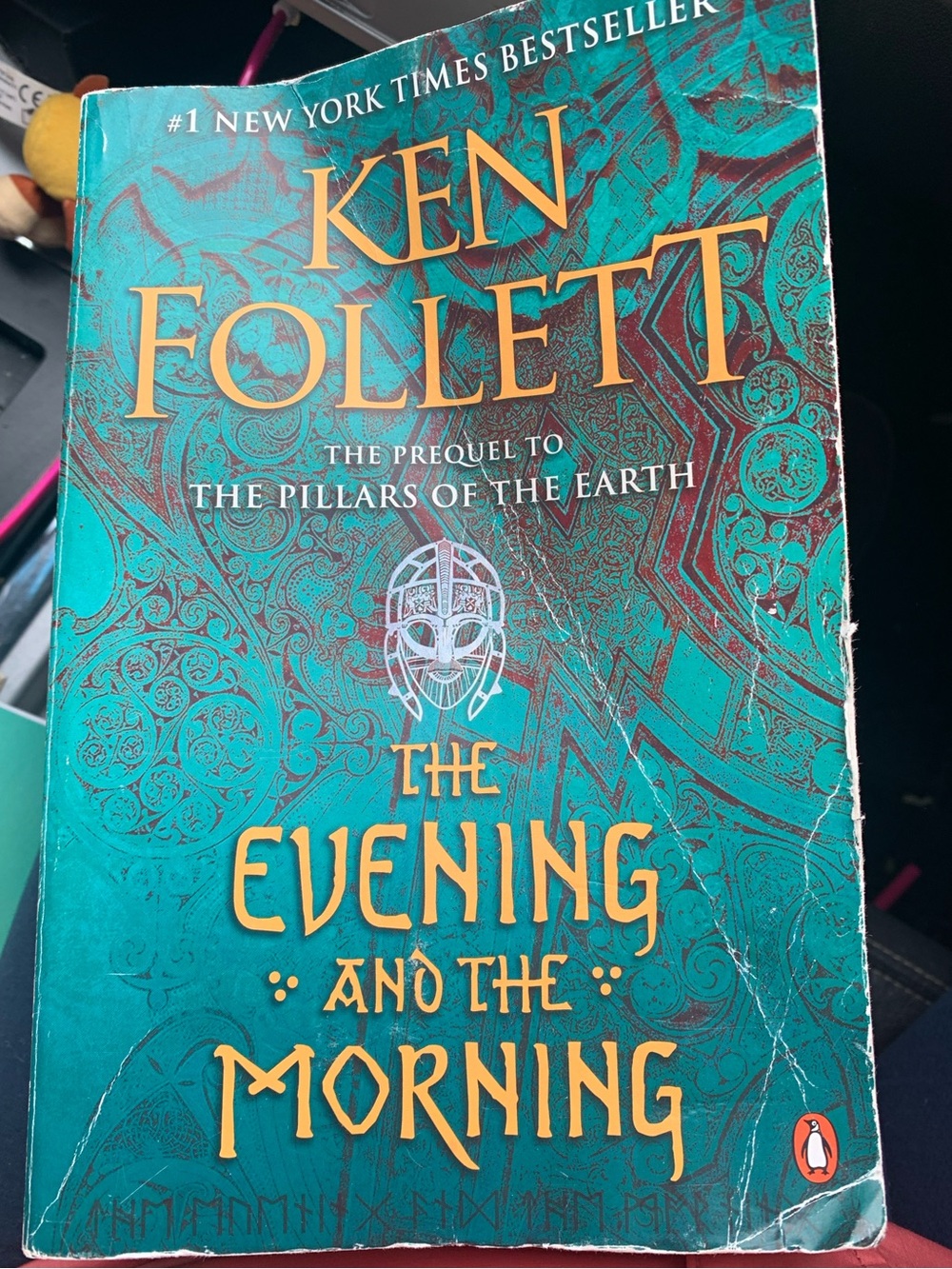 Ken Follett The Evening and the Morning — Teal Paperback